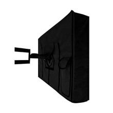 Outdoor TV Cover Waterproof UV Flat Screen Protection for 22” to 75” TV Indoor Dust-proof UCARE Furniture Cover Fits Most Mounts and Brackets Blac