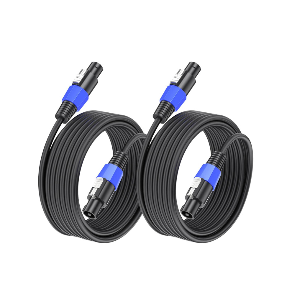 Gctbl 25M 2Pack Speakon To Speakon Cables Male To Male Professional Dj/Pa Audio Amplifier Speaker Cable 5006988189923