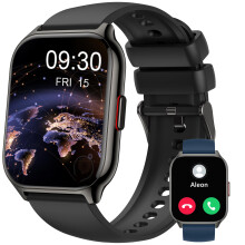 ZOSKVEE Smart Watch for Men Women Answer/Make Calls, 2.01" Fitness Watch with Blood Pressure Monitor Fitness Tracker 110+Sports Modes Step Counter IP