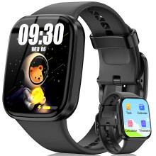 HTTWCOD Kids Smart Watch for Boys Girls, HD Touchscreen Fitness Tracker with Heart Rate, Sleep Monitor, Activity, Pedometer, IP68 Waterproof SmartWat