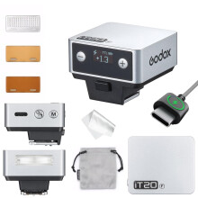 GODOX IT20 F TTL Mini Flash, IT20F Camera Flash with Spreader and Color Filter, Compatible with Fujifilm X100VI XT5 XM5 XT30 II XT50 XS20 XS10 X-E4 X