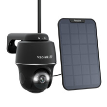 Reolink 4K Solar Security Camera Outdoor Wireless, Works with Amazon Alexa, Home Hub Compatible, Color Night Vision, 2.4/5GHz WiFi, No Subscription S