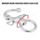 76mm 316 Stainless Steel Snap Shackle Pair 9
