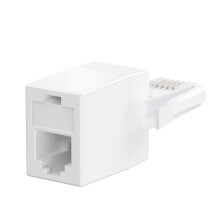 Uvital BT to RJ11 Cable Adapter, British Modular Standard Plug Male to Metric RJ11 Female, 4 Wire Converter for BT UK Landline Phone, Modem Extender