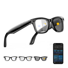 Tulbeys AI Smart Glasses with 4K HD Camera 290 mAh Battery 8MP Photography Video Recording Real Time Translation GPT Object Identification Photochrom