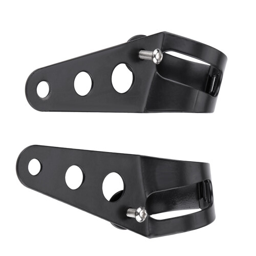 Black Fork Tube Headlight Bracket 35-43mm 2
