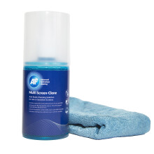 AF Multi Screen Clene Screen Cleaning Pump Spray with Micro Fibre Cloth - 200ml For Mobile Phones, TV's, Laptops, Monitors, LED, LCD, Plasma & Tablet