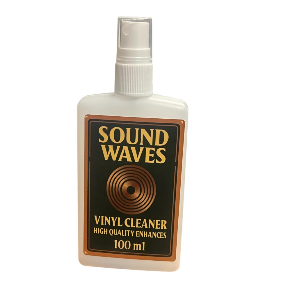 Sound Waves Vinyl Record Cleaner Spray, Removes Dust And Fingerprints (100) 5004428697182