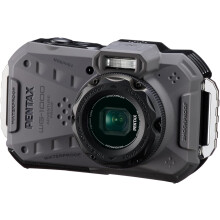 PENTAX WG-1000 (Grey) waterproof digital compact camera, designed for casual outdoor and underwater photography, waterproof to a depth of 15 meters,