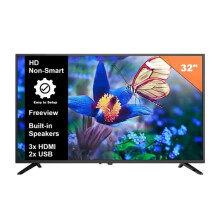 NEW 32 Inch HD TV Built-in Freeview DVB-T2 HDMI