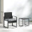 Outsunny Conjunto de Jardín Gris 58 x 55 x 76 cm 2
