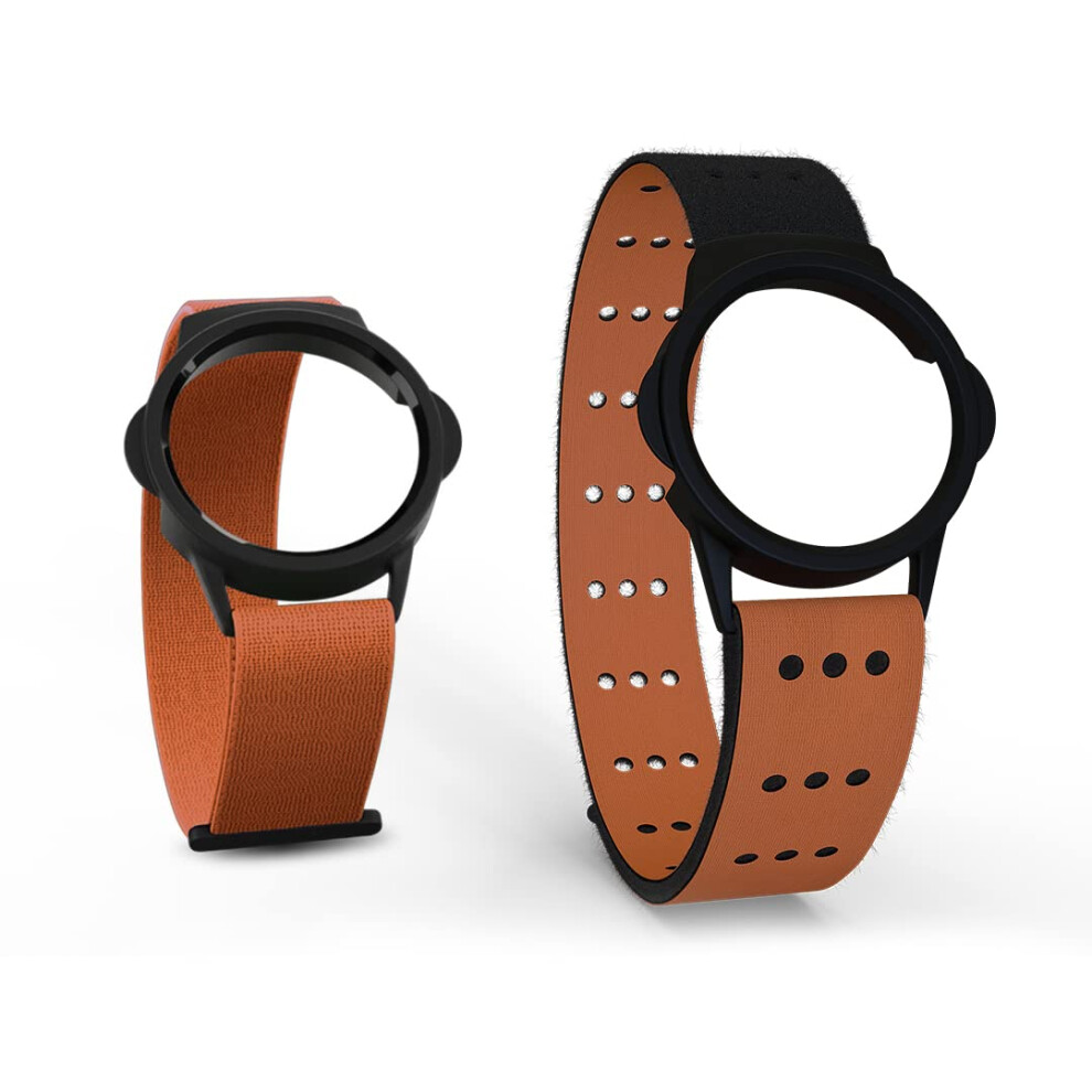 Myzone Mz-Switch Replacement Arm & Wrist Straps - Vibrant, Adjustable & Comfortable Replacement Fitness Band For The Mz-Switch Orange 5004944096032