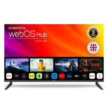 Cello 55″ 4K Ultra HD Frameless Smart Ultrafast WebOS TV, 3 Years Warranty, Freeview Play & FreeSat, Bluetooth, Netflix, Apple TV+, BBC iPlayer
