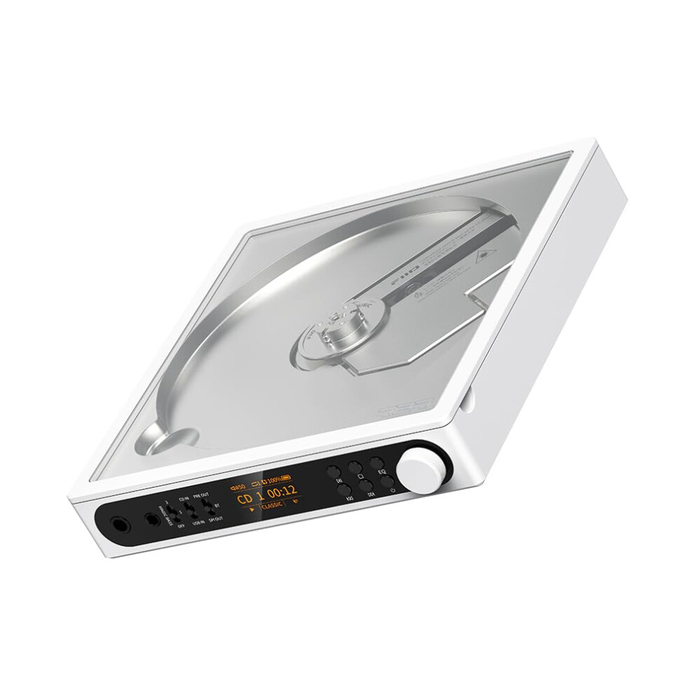 Fiio Dm15 Cd Player With 24Bit R2r Dac (White) White 5008891957125