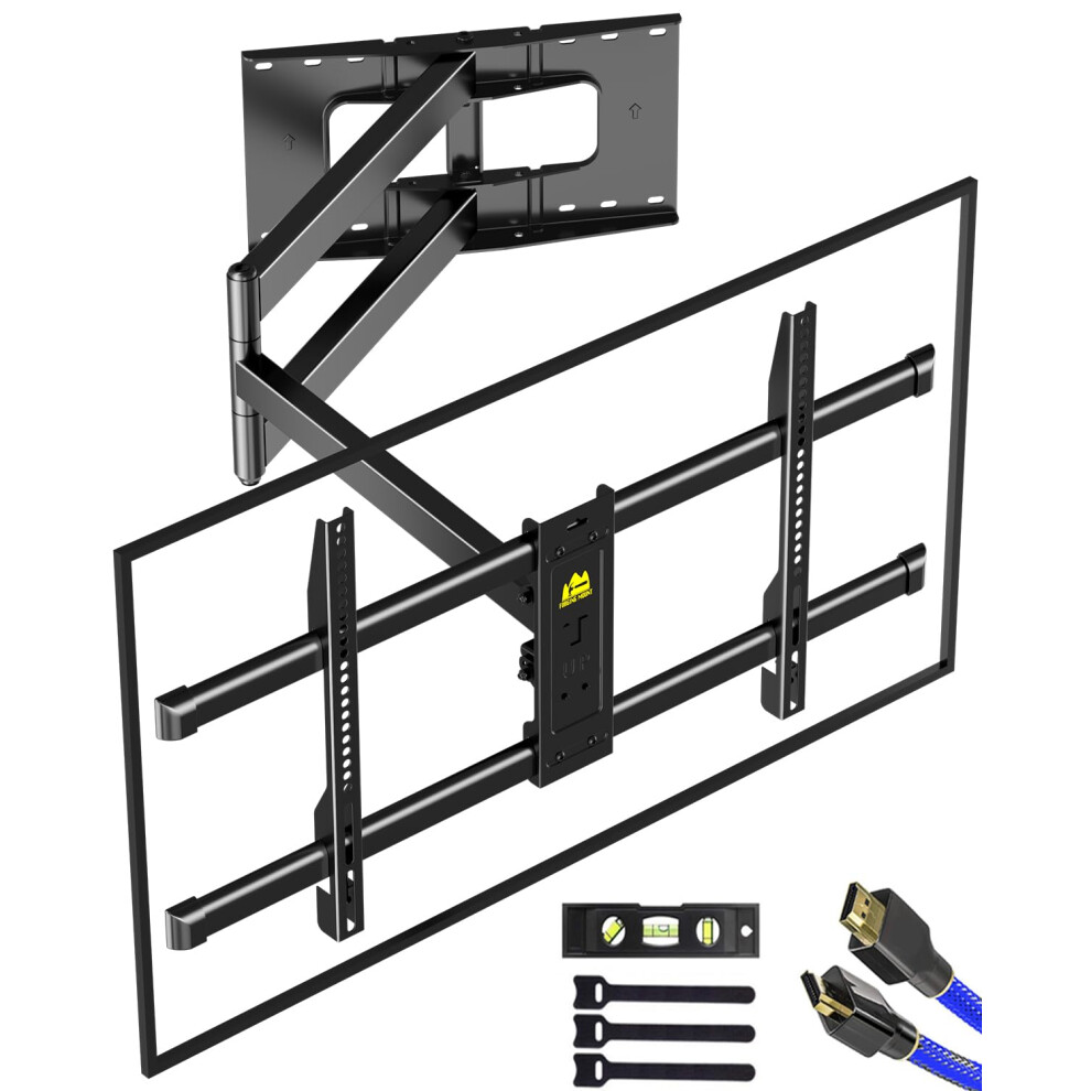 Forging Mount 109Cm Extra Long Reach Tv Wall Bracket For 37-80 Inch Flat/Curve Tvs, Long Reach Corner Tv Bracket,Full Motion Tv Wall Bracket With Swi 5003284651253