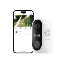 Anlapus 3MP 2K WiFi Security Camera Indoor & Outdoor, WiFi 6 & 2.4GHz, Human/Vehicle/Motion Detection, Color Night Vision,2-Way Talk, Plug-in Wired P