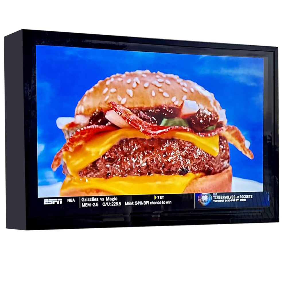 Mesailup 50-55 Inch Weatherproof Outdoor Tv Cover With Lock, Hard Cover And Durable, Clear Dust-Proof Television Enclosure For Outside, Full Motion T 5000835570698