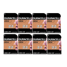 16X Duracell LR54 LR1130 V10GA 189 191 (8 Blister Packs of 2 Batteries) 16 Batteries