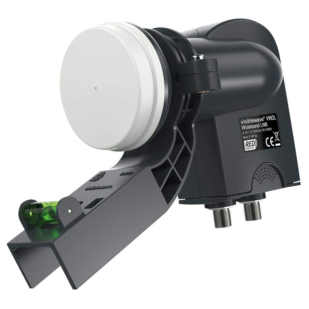 Dragonsat Twin Output Wideband Lnb With Clamp Aerial & Satellite Equipment 5007209426438