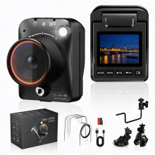 Outdoor Time Lapse Camera with Weatherproof Case, 48MP & 1296P MP4 Video, 180-Day Battery, 110 Wide Angle, LED Light, 64GB Card, 3 Mounts for Constr