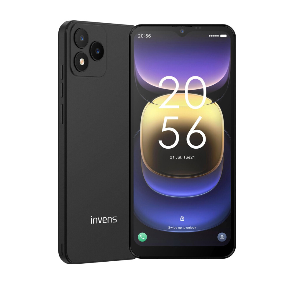 Invens Note Tk01 Smartphone Android 12 4G, 4250Mah Battery, 6.6" Hd+ Display, 16Mp+5Mp Camera, 4+32Gb/256Gb, Dual Sim/Face Unlock/Otg/Gps Unlocked Mo 5005108190733