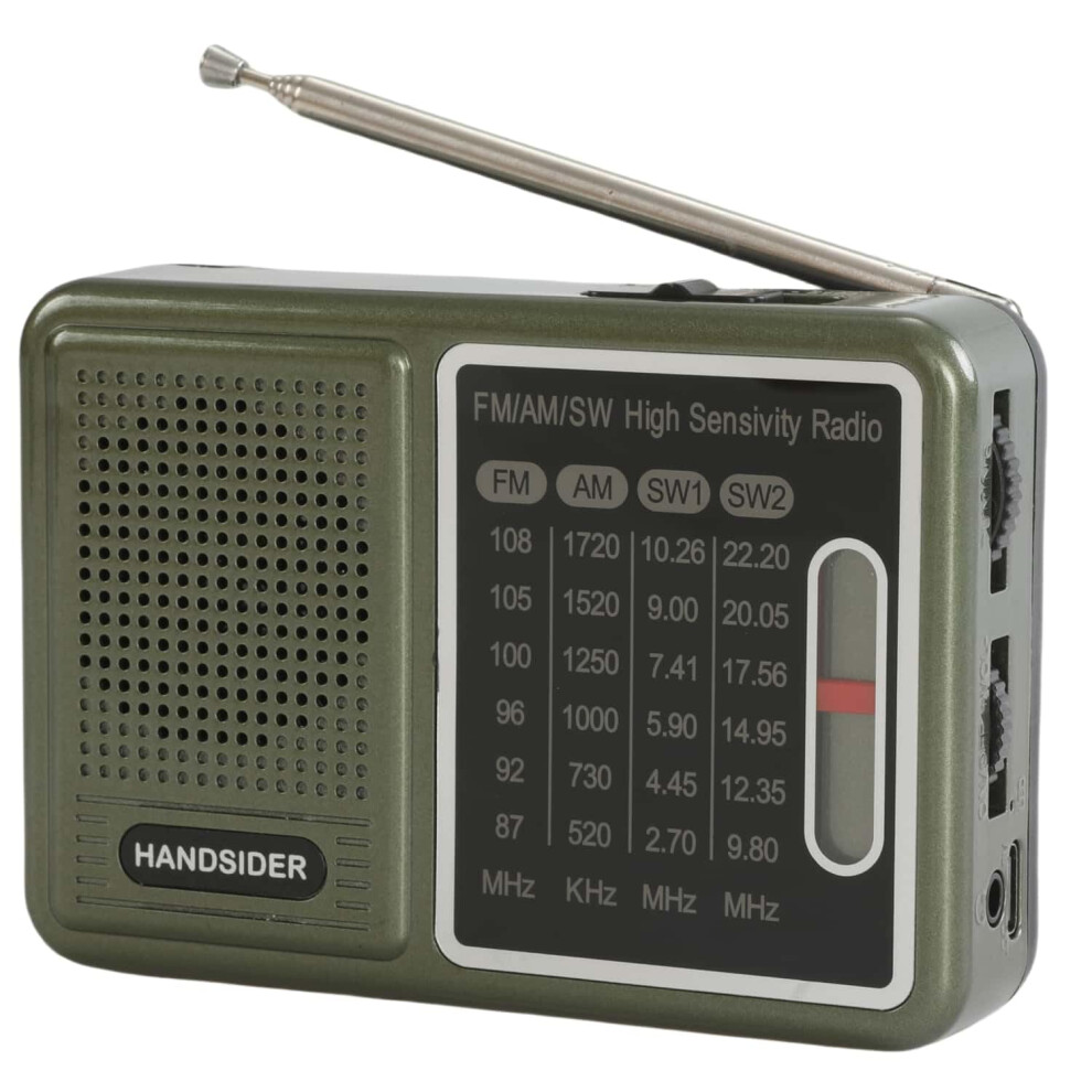 Fm Am Sw Transistor Radio With Rechargeable Battery, Portable Pocket Radio With Full Shortwave, Mini Battery Operated Shortwave Emergency Tool, Type 5008827104166