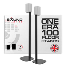 Sound Bass One / ERA100 Floor Stand Twin Pack (2pcs), Black, Double, Pair