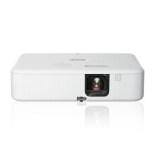 Epson CO-FH02 | Full HD 1080p Smart TV Projector | Android TV | 3LCD | 3,000 Lumens | 391" Display | Easy Setup | Keystone Correction | HDMI | Home a