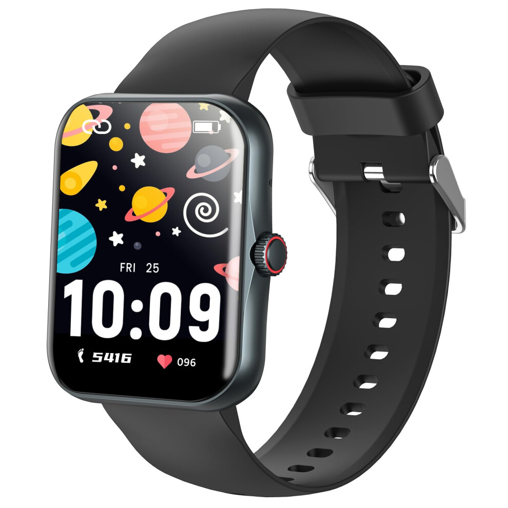 Bjlbojey Kids Smart Watch Fitness Tracker For Boys Girls 4-12, Kids Smartwatch With 1.83'' Face, Pedometer, Sleep Tracker, 100+ Sport Mode With/Witho 5005254847635