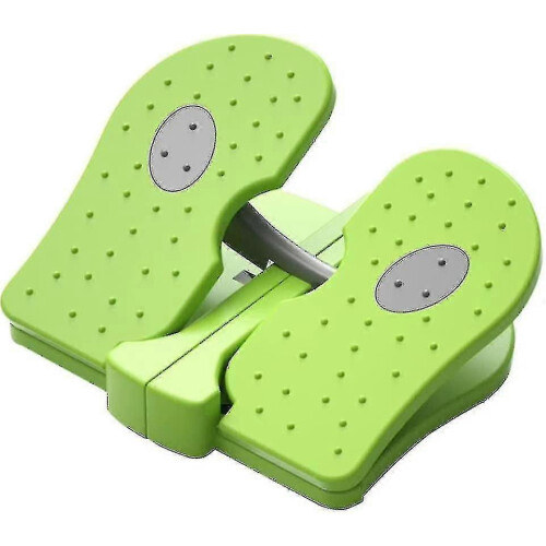 Foldable mini stepper for under desk exerciser with green foot pedal