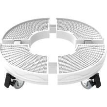 Soporte para plantas resistente con ruedas para uso interior y exterior.