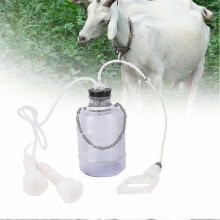 Máquina de ordeño portátil para cabras, de uso doméstico, con succión suave.