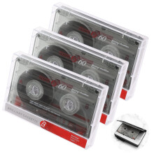 OLACD Blank Audio Cassettes Tapes: Professional Recording Time CD & DVD Player Cassette Recorded Tape 60 Minute Time Low Noise Surface Walkman Data C