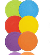 Disque volant pour chiens - 6 disques en silicone pour jouer en extérieur