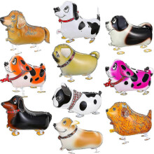 Ballons en forme de chien pour une fĂŞte d'anniversaire - Lot de 10 ballons animaux marchant