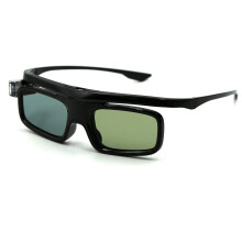 3D Glasses, 3D Active Shutter Glasses Rechargeable Glasses Suitable for 3D DLP-Link Projector - 1 Piece