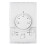 Room temperature controller for fan coil unit with mechanical thermostat 1