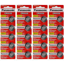 Panasonic CR2032 3 Volt Lithium Coin Battery (20 Batteries)