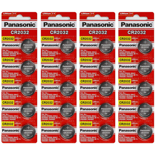 Panasonic Panasonic CR2032 3 Volt Lithium Coin Battery (20 Batteries)