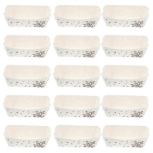 Plateaux alimentaires en carton jetables pour frites, lot de 100.