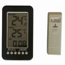 Binnen- en buitenthermometer voor huishoudelijk gebruik met digitaal display