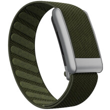 Adjustable SuperKnit Wristband Compatible with WHOOP 5.0 WHOOP MG LIFE, SuperKnit Bands with Stainless Steel U Shape for WHOOP LIFE ECG (Green, MG)