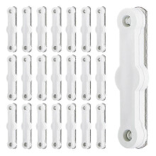 Fly screen magnets set - 22 strong adhesive magnetic strips for mesh