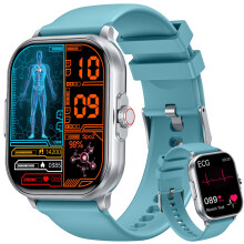Smartwatch for Men Women Fitness Tracker: 2.01" HD ECG Smart Watch IP68 Waterproof Blood Pressure Oxygen Heart Rate Monitor Answer Make Call Step Cou