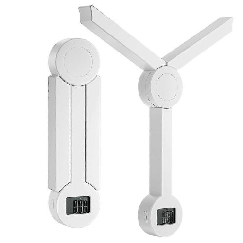 Folding food scale for measuring ingredients with LCD screen