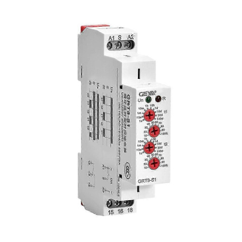 Electronic repeat relay GRT8-S1 for AC/DC 12-240V circuits