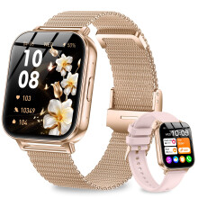 Fitoncloud Smart Watches (1000mAh Large Battery), 1.83" HD Smart Watch for Women with Calls/Notifications, Sleep/Heart Rate/SpO2/Blood Pressure Monit