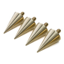 PrecisionGeek M6 Speaker Spikes – Ø20 37 mm – Solid Brass Isolation Feet for HiFi Speakers, Subwoofers, Amplifiers & Audio Equipment – Vib