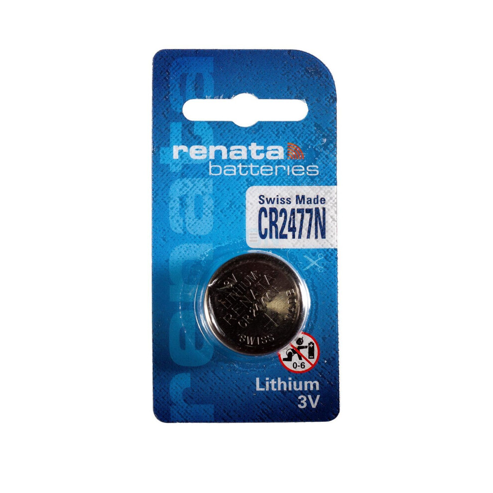 Renata Cr2477n Batteries - 3V Lithium Coin Cell 2477 Battery (2 Count) 5003656551396