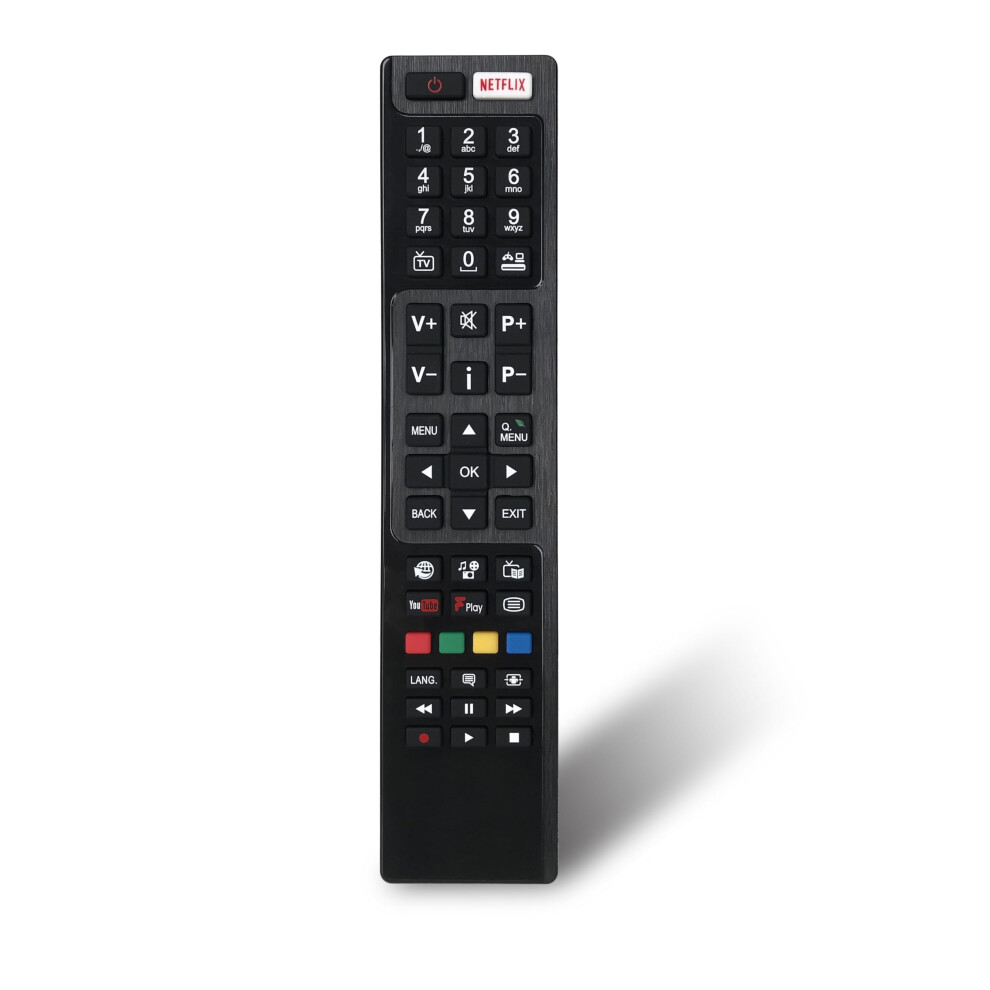 Rc-4848F Replacement Remote Control For Polaroid Smart Tv P50up2038a P55fs0756a P50led16 P43d300fp P50d300fp For Bush Tv Dled49278hdcntdfvpa Dled3228 5003691500359